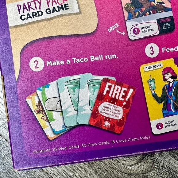 Taco Bell NIB Party Pack Card Game by Ravensburger - Game Night, Tacos, Merch - Picture 5 of 10